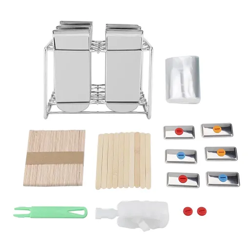 Stainless Steel Molds Ice Cream Industrial Home Kitchen DIY Ice Pop Mould Maker Tool(4#)