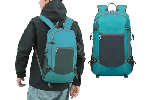 Hiking Backpack Packable Travel Day Pack Lightweight Water Resistant Hiking Daypack for Women Men -Blue