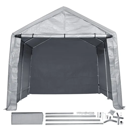 Protable Stotage Shelter Garage Stotage Shed 7 x 12 x 7.36ft & Zipper Door