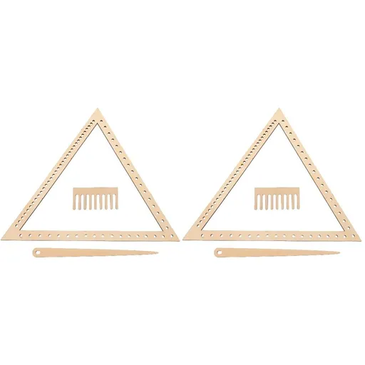 2 Sets Weaving Loom Crafting Weaving Triangle Weaving Handcraft Weave Board Weaving Tool