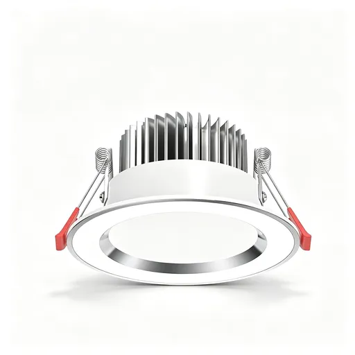 4 Pack Platinum White Full Spectrum 98 CRI 7W Neutral White (Cutout 6.5-8.5cm) | Recessed LED Downlight | Halloween Natural Vision Gift | Full Spectrum Neutral Light Home Downlight