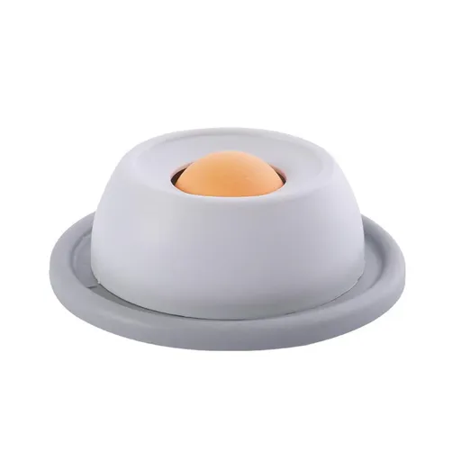 Cat Lick Toys Slow Food Tray Tease Interactive Cat Toy for Eating and Fun - Grey