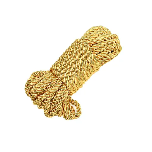 House Of Dasein Soft Cotton Rope 5M 10M Bdsm Bondage Restraints Kink Fetish - Yellow - 10M - Silk