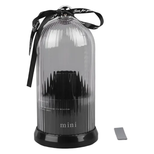 Makeup Brush Storage Holder 360 Degree Rotatable Makeup Organizer Dustproof Waterproof Holder for Lipstick Cosmetic Black