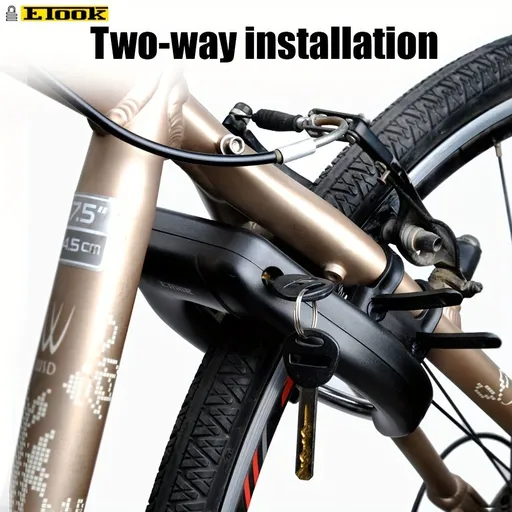 bicycle lock, two-way installation, bike security, high-quality bike lock, anti-theft lock, Australia, durable lock, bike protection