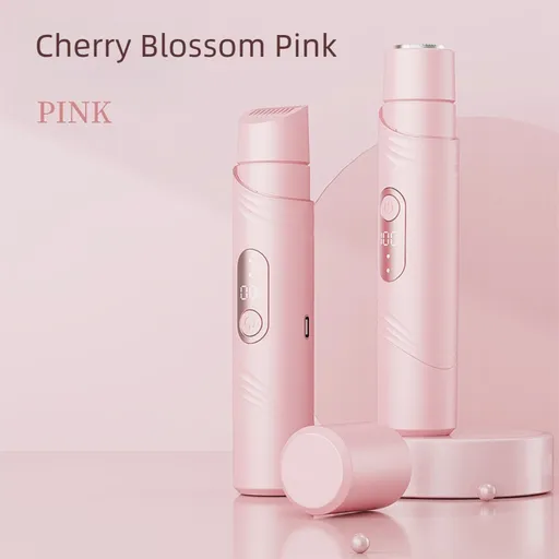 Bikini Trimmer 2 in 1 Rechargeable Dual-Head Body Groomer Pink