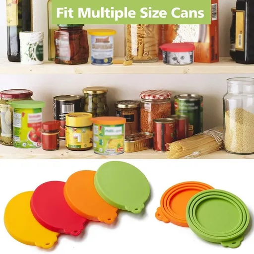 Silicone Tuna Can Lids for Bumble Bee and Chicken,Silicone Stretch Lids/Pet Food Can Covers/Reusable Can Topper,Can Cover for Canned Good, Freezer Dishwasher Safe