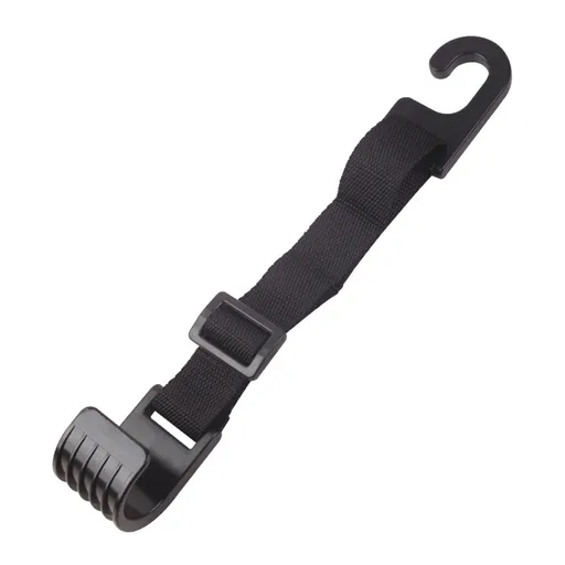 Headrest Hooks for Car Adjustable Vehicle Seat Back Organizer Storage Hanger Holder for Purse Bags Universal Fit Black