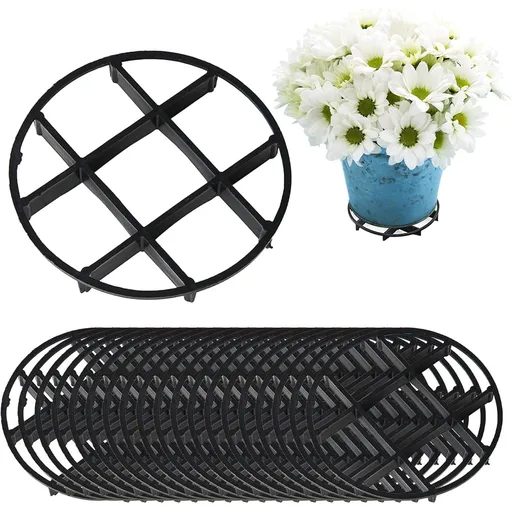 Plant Saucer Drainage Rack Stand,21Pcs 3 Size Flower Pot Level Feet Elevator Support Holder,Plant Stands for Flower Pot Prevention Drainage,Reusable Mesh Pad,Raises Protector Plant Trivet