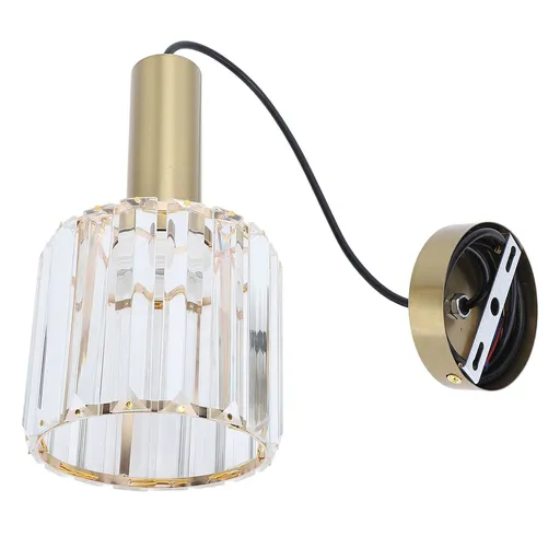 Crystal Pendant Light Modern Light Luxury Elegant Gold Adjustable Height Crystal Island Lighting for Kitchen Dining Room Bedroom 85‑265V Hardwired