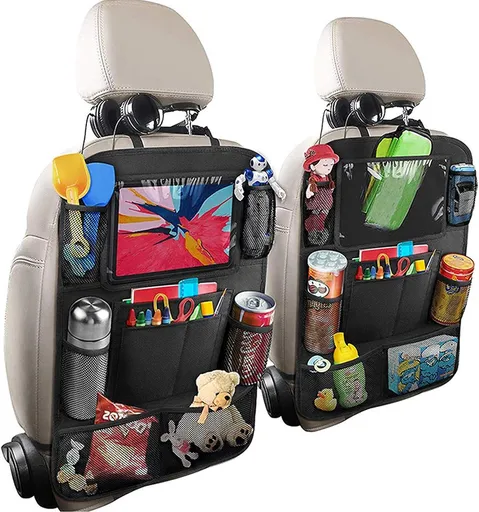 2-PACK Universal car back seat mobile/tablet multiple holders Black Black Black