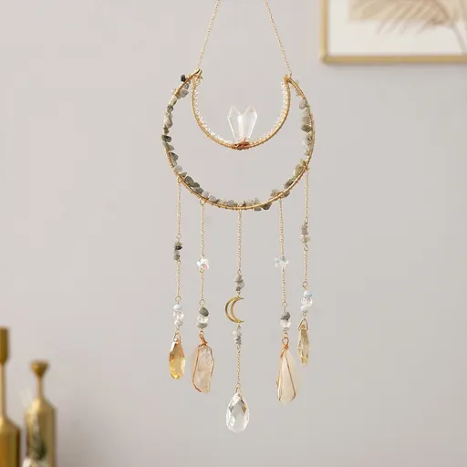 Crystal Suncatcher,Sun Catchers Indoor Window Catcher with Prism Slices, Suncatchers Gift for Girls, Lover and Mom