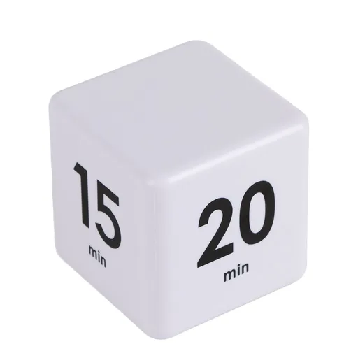 Cube Timer Kitchen Timer Preset Timer for 15/20/30/60 Minute