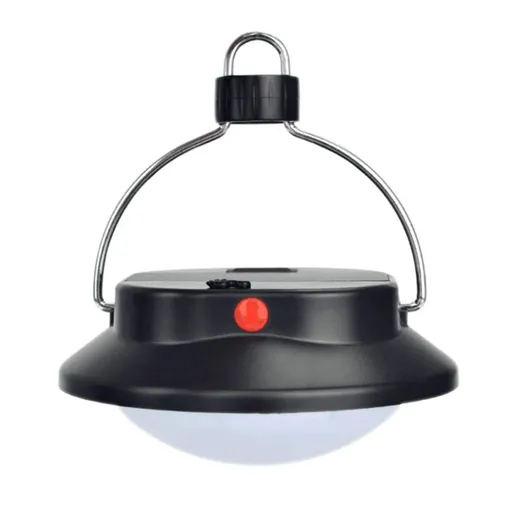 LED Tent Light - 3 Brightness Levels, Battery Powered, Foldable Hook with Carabiner, Great for Outdoor Camping, Canopy, Outages