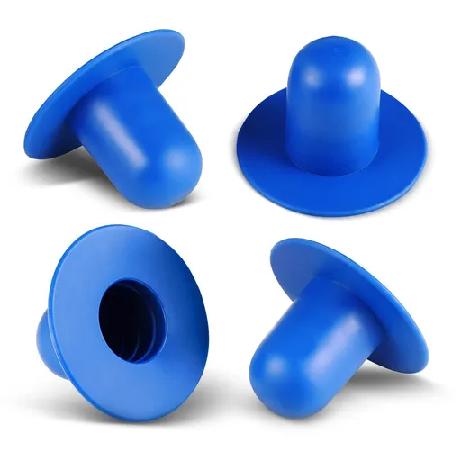 Pool Plugs for Above Ground Pool-4pcs Pool Stopper Plugs Pool Filter Pump Hole Plugs Fit for Pool Replacements& Accessories(Blue)