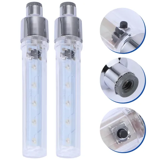 Cycling Lights Flash For Outdoor Activities 1 Pair 10 X 1.5Cm