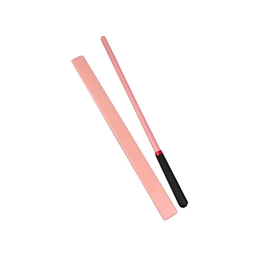 House Of Dasein Product Information: Tools Acrylic Cherry Blossom Powder Fairy Ruler Toy - 40 Cm Ruler +50Cm Stick