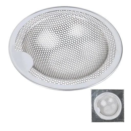 Stainless Steel Slop Basket Filter Trap - Bathroom Sink Drain Strainer | Bathtub Shower Drain Hair Trap | Kitchen Sink