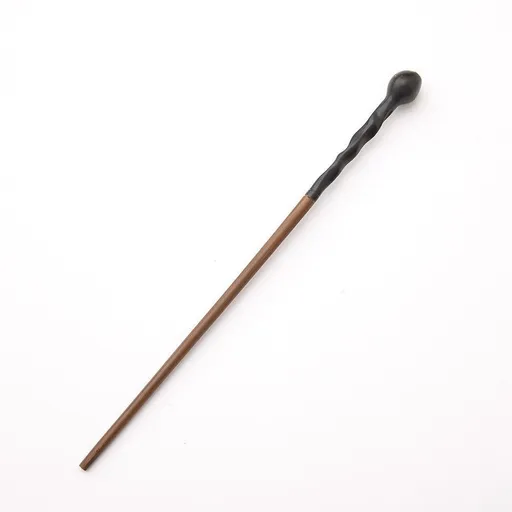 Medium Curved Resin Magic Wand With Built-in Metal Core, Mature Character Holiday Cosplay Prop, Style 23