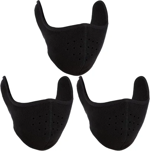 3 Pieces Half Face Mask for Cold Weather Winter Face Cover for Men Women Windproof Ski Mask for Cycling, Skiing, Hiking, Outdoor Activities