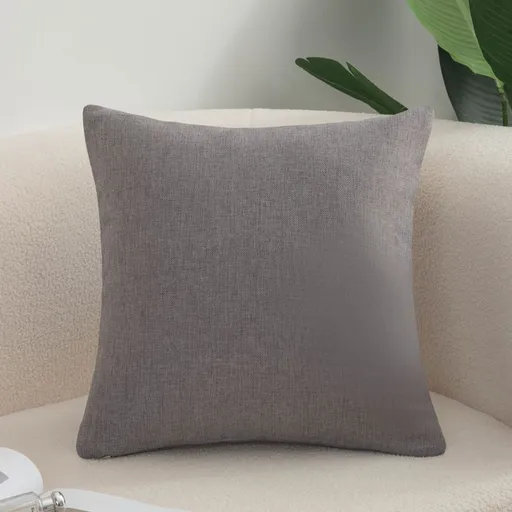 Shengdu Solid Color Polyester Pillow Case 40x40cm csmm medium gray 55*55cm with pillow core
