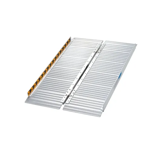 Kartrite 3ft Portable Foldable Aluminium Wheelchair Ramp - Heavy Duty 275kg Load Non-Slip Ramp for Steps Kerbs Vans