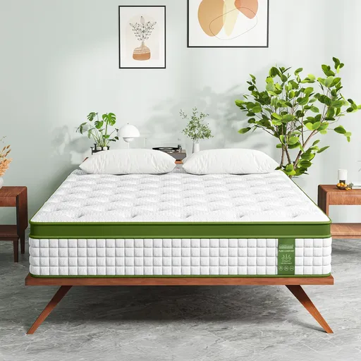 BedStory Queen 30cm Hybrid Mattress Cooling Gel Memory Foam 5 Zone Pocket Spring Bed Temperature Regulating