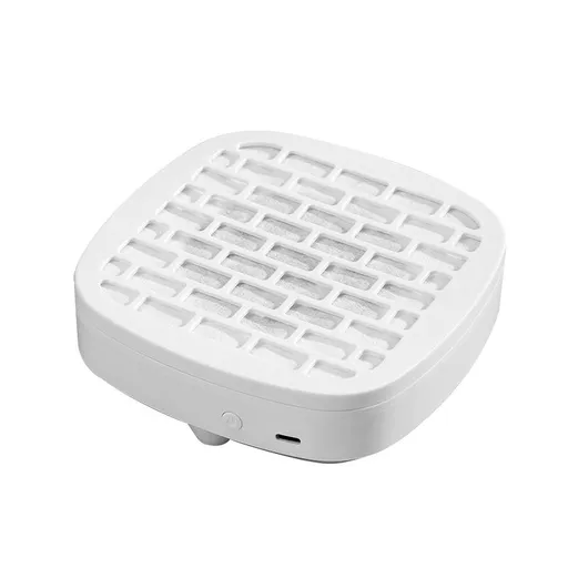 Nail Dust Collector, Cordless Dust Collector Nail Tech, Compact Powerful Nail Vacuum Fan Rechargeable Dust Pedicure for Home, White（white）