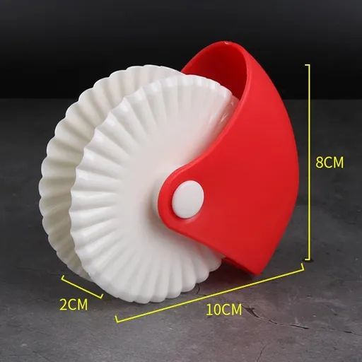 Pastry Wheel Decorator Cutter, Decorative Pizza Cutter DIY Pastry Pie Crust Lattice Cutter Wheel Roller (cookie cutter)