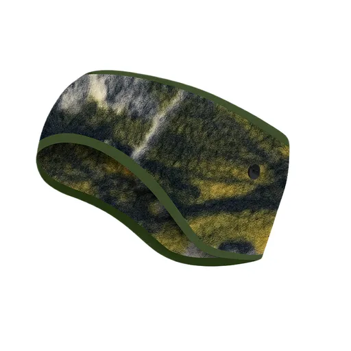 Winter Fleece Ear Warmer Headband with Button Straps for Running Cycling Hiking Outdoor Sports