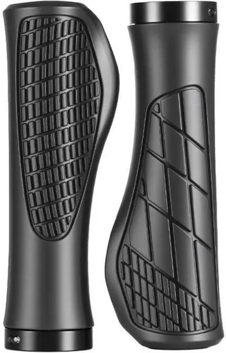 Bicycle Grips Mountain Bike 1 Pair Including Installation Tools Ergonomic - Black Gripps Handlebar Grips Tape & Pads