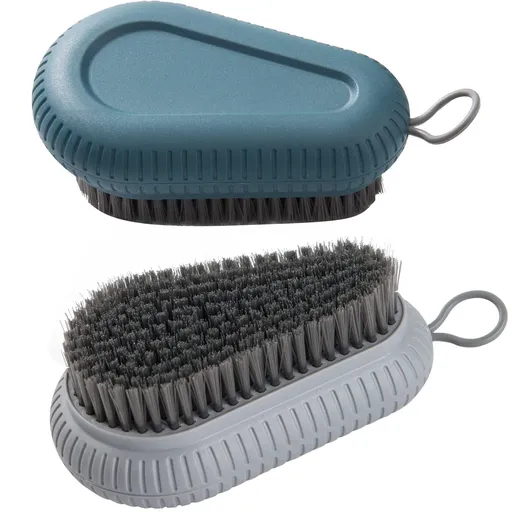 2 Pcs Nail Brush for Cleaning Fingernails, Narrow Bristles Fingernail Brush for Cleaning and Scrubbing Fingernails and Toes