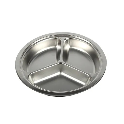 Cooking Utensils , Baby Plates – Stainless Divided Plates for Toddlers Dishwasher ，2 Size A