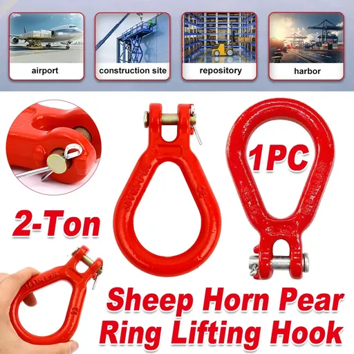 Pear Shaped Ring Heavy Duty Hook Fixed Pear Type Hanger for Workshop Home Storage