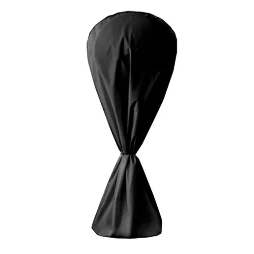 Fan Cover Dustproof Standing Pedestal Round Floor Electric Fan Dust Covers Household Patio Fans Cover Waterproof Floor Covers for Indoor Outdoor (Black)