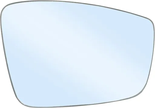 Passenger Right Side Heated Convex Mirror Glass with Rear Holder, Replacement for 2011-2018 Volkswagen Passat, Jetta and Beetle Models