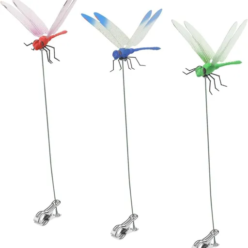 Fake Dragonfly Clip, Natural & Organic Concept Deer and Horse Fly Deterrent, Clip on Dragonfly for Outdoors Dragonfly