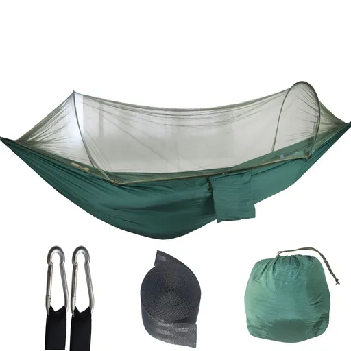 Automatic Pop-Up Mosquito Net Hammock Lightweight 200kg Load Capacity Turquoise