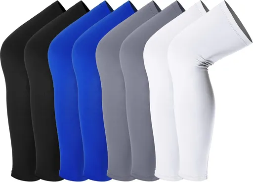 Leg Sleeves Compression Long Knee Sleeve UV Protect for Men Women Sport Basketball Football