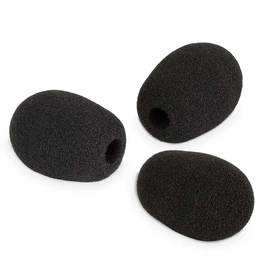Replacement for Game Headset Microphone Windscreen Mic Boom Foam Cover, Lapel Headset Microphone Windscreen Foam Cover，3-Pack