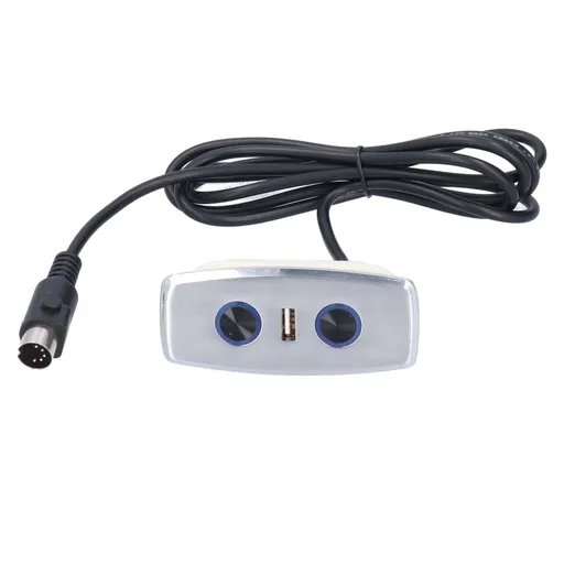 Electric Sofa Controller Zinc Alloy USB Port Power Recliner Hand Control for Lift Chairs