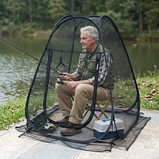 【Hot Sale】Outdoor Portable Breathable Mosquito-Proof Tent Auto-Support Foldable Camping Mesh Canopy