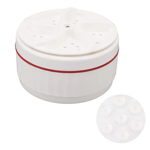 Small Washing Machine 50 Seconds Forward Reverse Cleaning Automatic Power Off Ultrasonic Turbine Washing Machine 27W