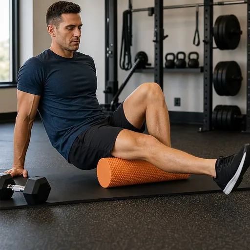 45 x 15cm Physio Yoga Pilates Foam Roller
