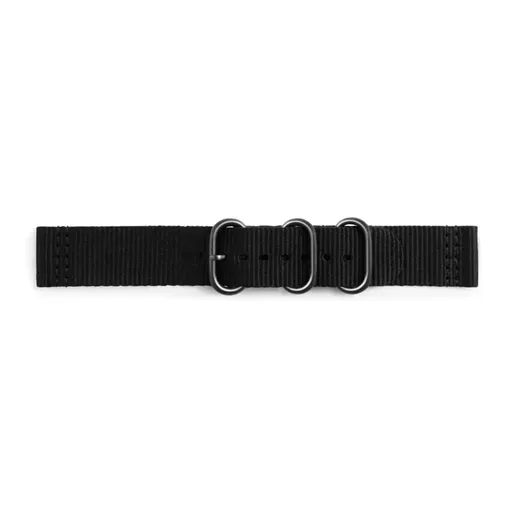 Watch Strap Premium Textile 20mm Black