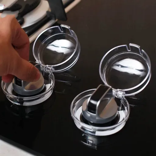2 Pack Gas Stove Stove Knob Covers for Child Safety, Durable and Heat Resistant Oven Knob Covers for Baby Proofing Electric
