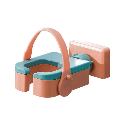 Rotary Rotatable Hair Dryer Bracket Holder Wall-Mounted Hair Dryer Holder Bathroom Hairdryer Hook (2pcs)