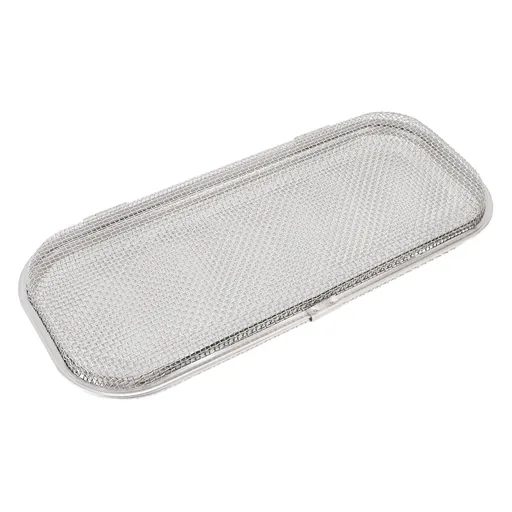 Dishwasher Utensil Basket 304 Stainless Steel Rectangular Mesh Drain Dishwasher Silverware Holder for Chopsticks Small Items 11.5x26.5x3.5cm/4.5x10.4x1.4in