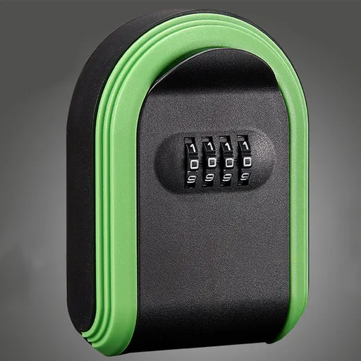 Combination Lock Key Box - Green