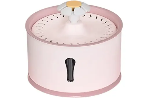 2L Cat Water Fountain Automatic Circulation Cat Water Dispenser with 5-Stage Filtration(Pink)